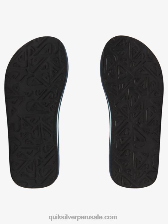 Quiksilver N8LNT1993 Niños azul 1 8-16 molokai sandalias layback