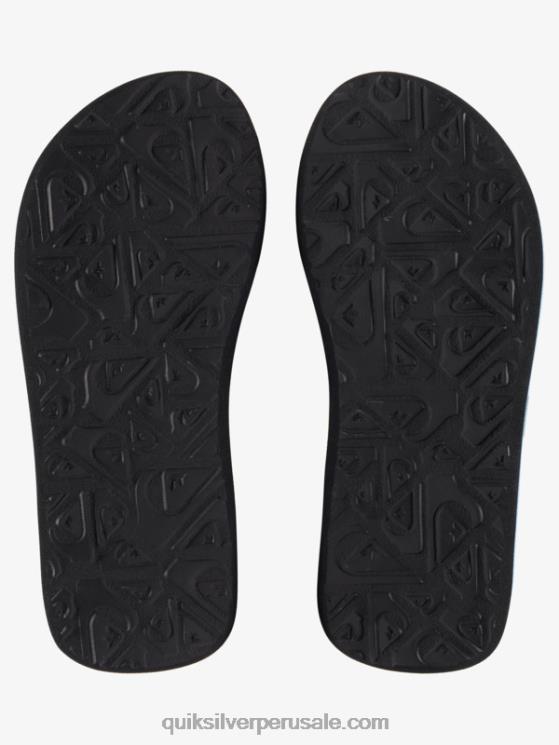 Quiksilver N8LNT1998 Niños azul 6 8-16 molokai sandalias layback