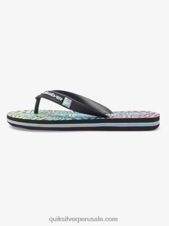 Quiksilver N8LNT2022 Niños negro/rosa/azul 8-16 chanclas molokai