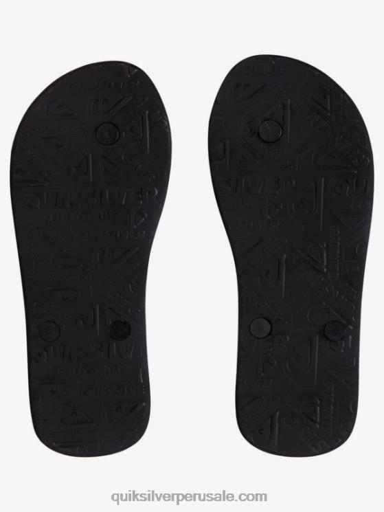 Quiksilver N8LNT2031 Niños azul 1 8-16 chanclas molokai