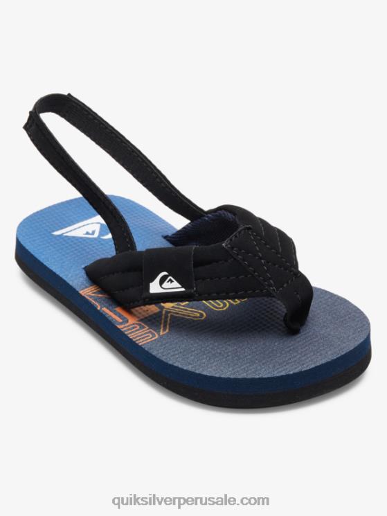 Quiksilver N8LNT2035 Niños azul 3 sandalias molokai layback