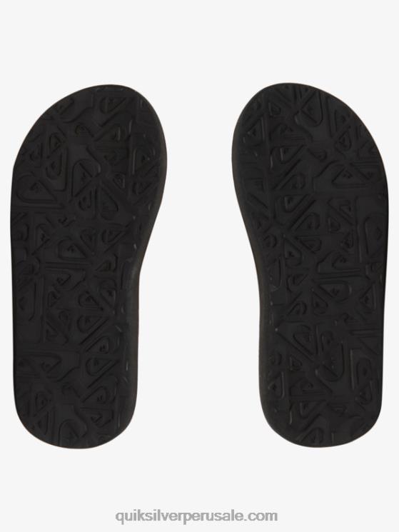 Quiksilver N8LNT2093 Niños marrón 1 8-16 sandalias carver con núcleo de ante