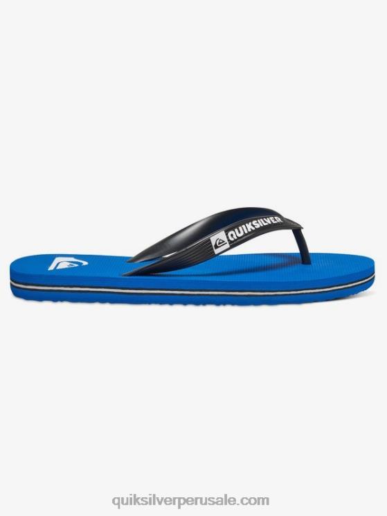 Quiksilver N8LNT2107 Niños azul negro 8-16 chanclas molokai