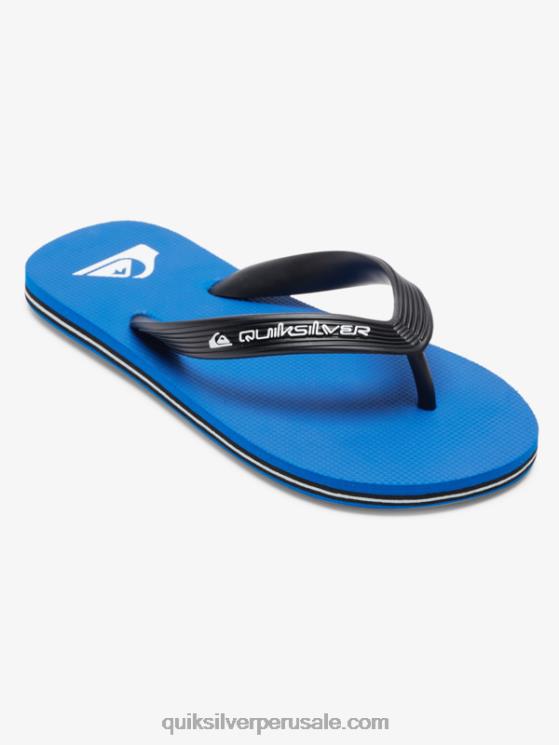Quiksilver N8LNT2167 Niños azul 1 8-16 chanclas molokai core