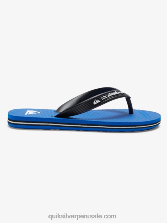 Quiksilver N8LNT2167 Niños azul 1 8-16 chanclas molokai core