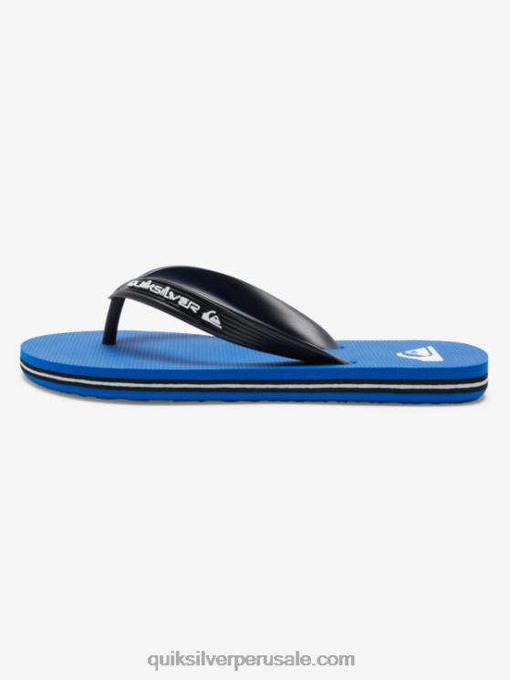 Quiksilver N8LNT2167 Niños azul 1 8-16 chanclas molokai core