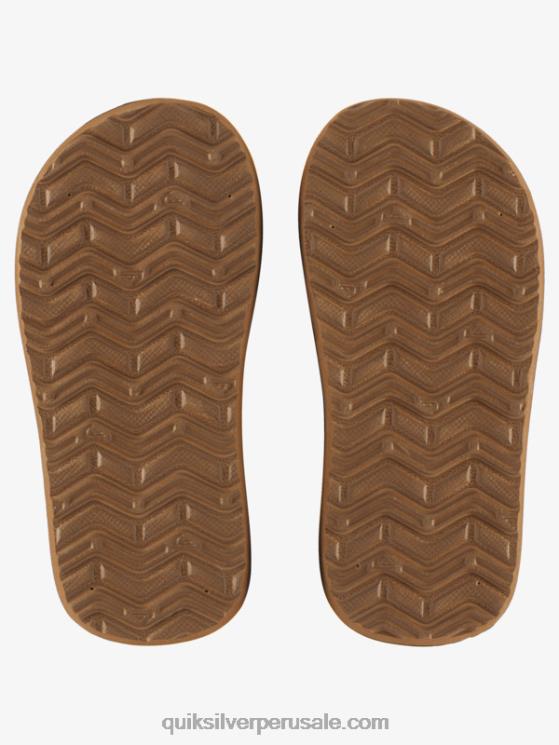Quiksilver N8LNT2181 Niños negro Sandalias con núcleo de llave inglesa 8-16
