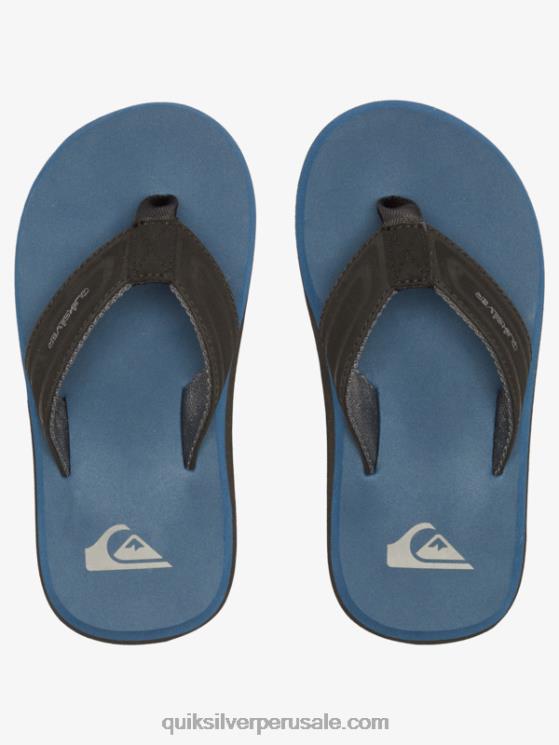 Quiksilver N8LNT2184 Niños azul 1 Sandalias con núcleo de llave inglesa 8-16