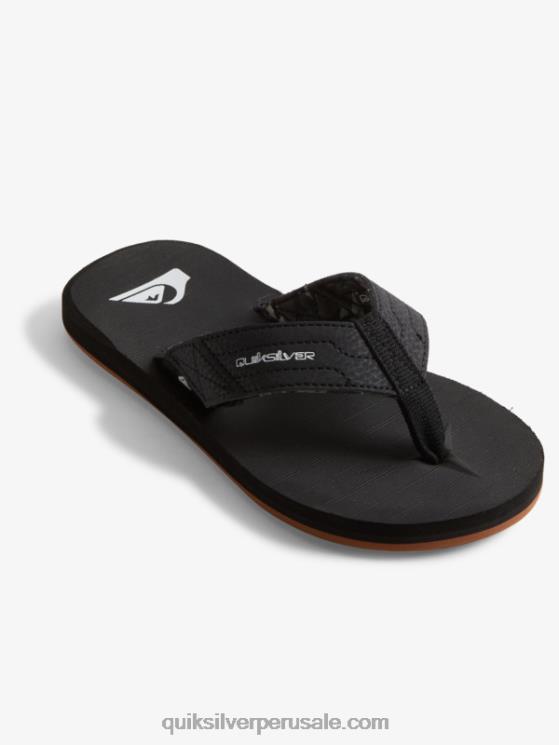 Quiksilver N8LNT2210 Niños marrón oscuro 8-16 sandalias carver switch