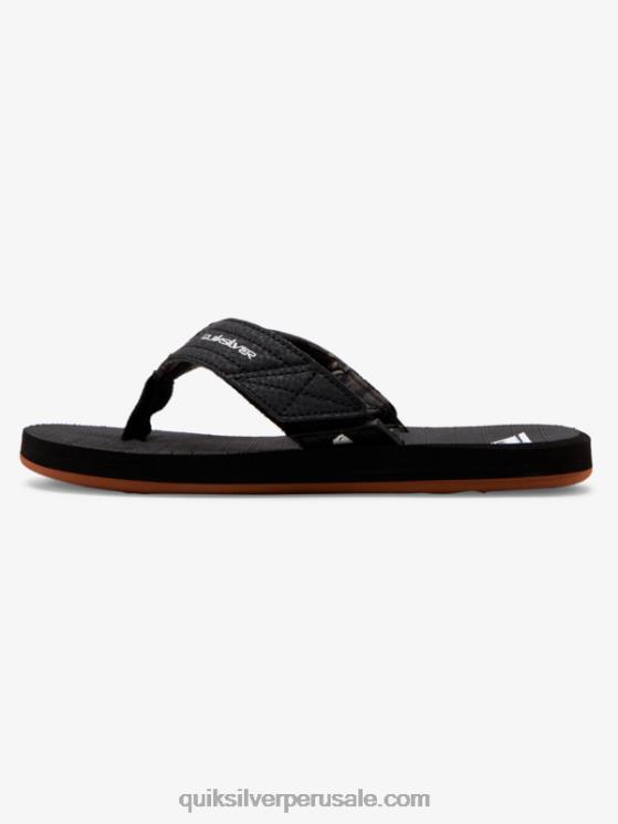 Quiksilver N8LNT2210 Niños marrón oscuro 8-16 sandalias carver switch