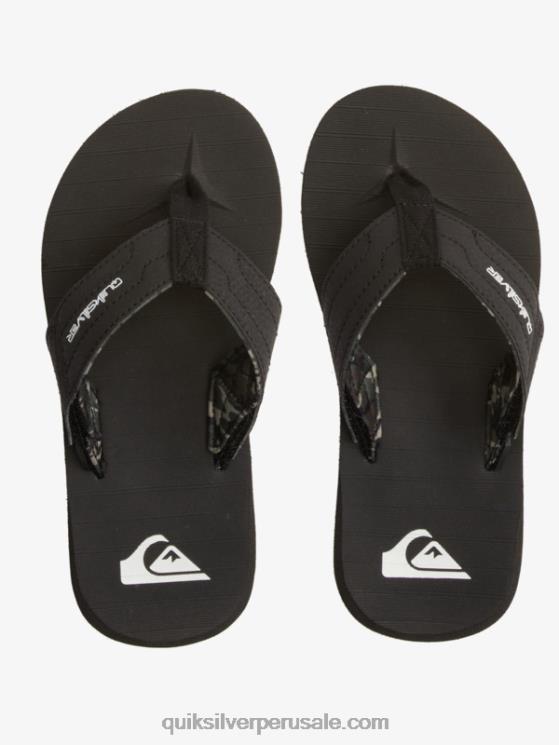 Quiksilver N8LNT2210 Niños marrón oscuro 8-16 sandalias carver switch