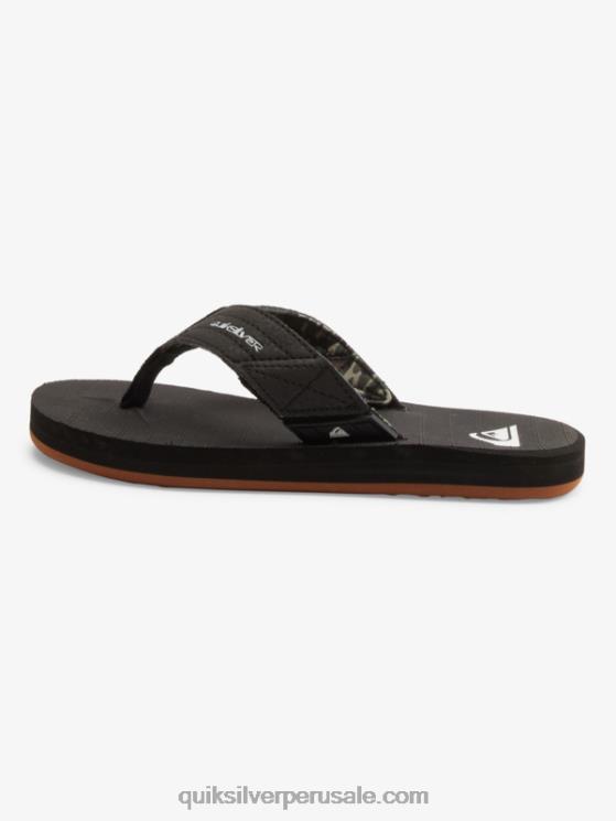Quiksilver N8LNT2210 Niños marrón oscuro 8-16 sandalias carver switch