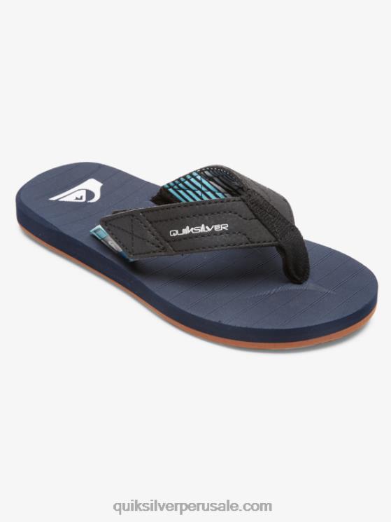 Quiksilver N8LNT2212 Niños azul 3 8-16 sandalias carver switch
