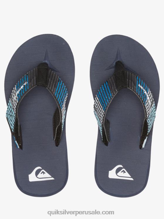 Quiksilver N8LNT2212 Niños azul 3 8-16 sandalias carver switch