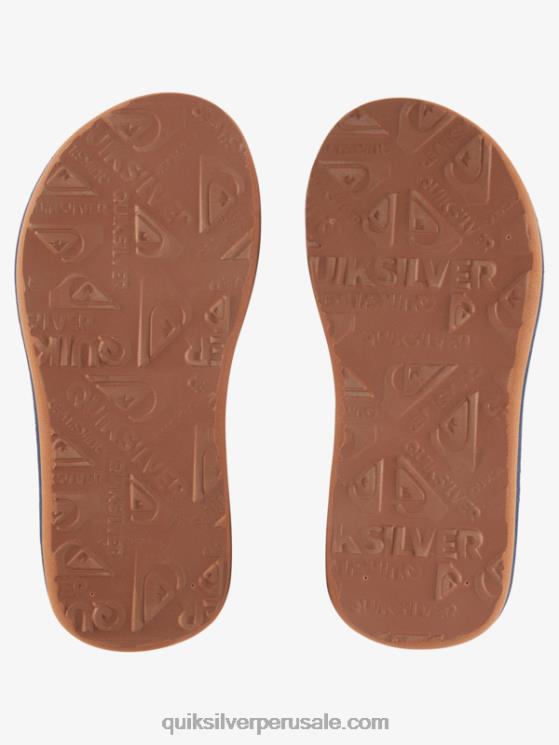 Quiksilver N8LNT2212 Niños azul 3 8-16 sandalias carver switch