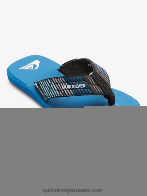 Quiksilver N8LNT2213 Niños azul 2 8-16 sandalias carver switch