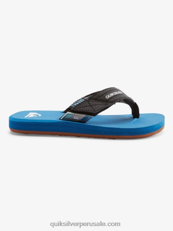 Quiksilver N8LNT2213 Niños azul 2 8-16 sandalias carver switch
