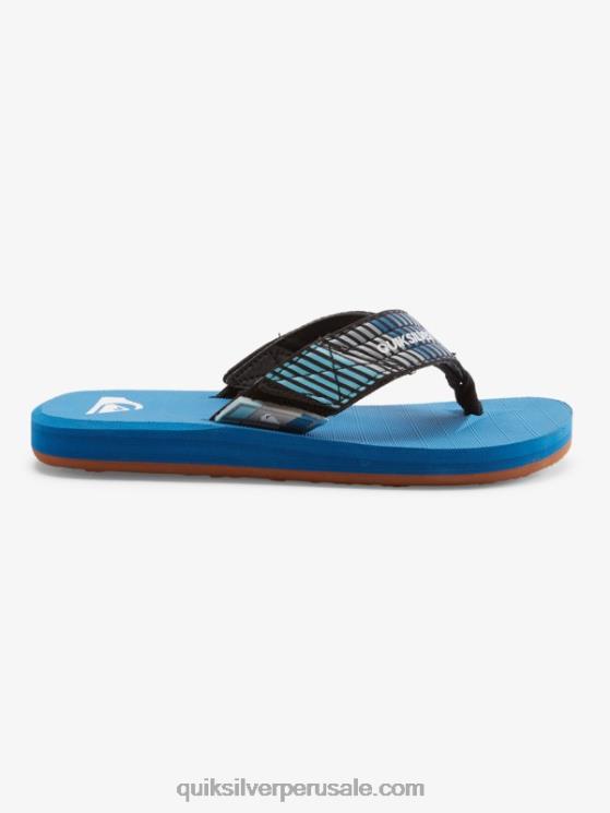 Quiksilver N8LNT2213 Niños azul 2 8-16 sandalias carver switch