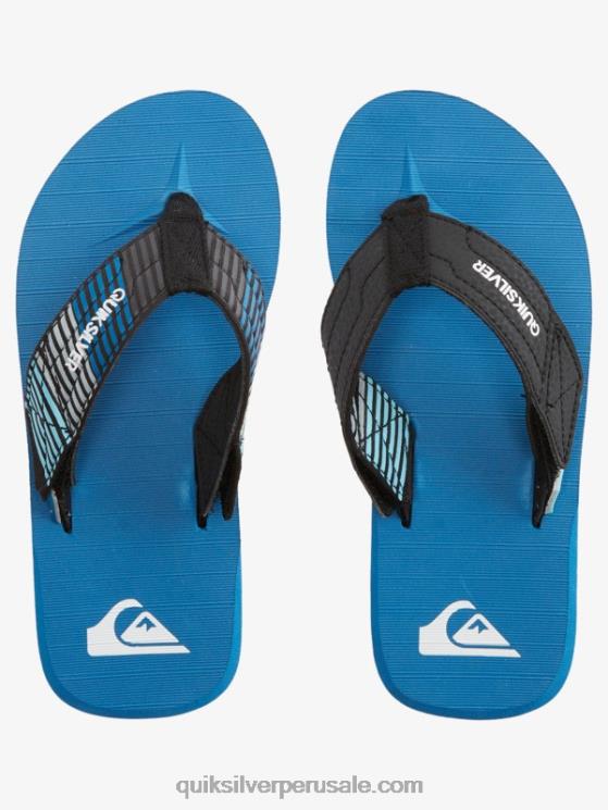 Quiksilver N8LNT2213 Niños azul 2 8-16 sandalias carver switch