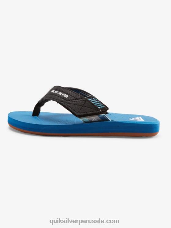 Quiksilver N8LNT2213 Niños azul 2 8-16 sandalias carver switch