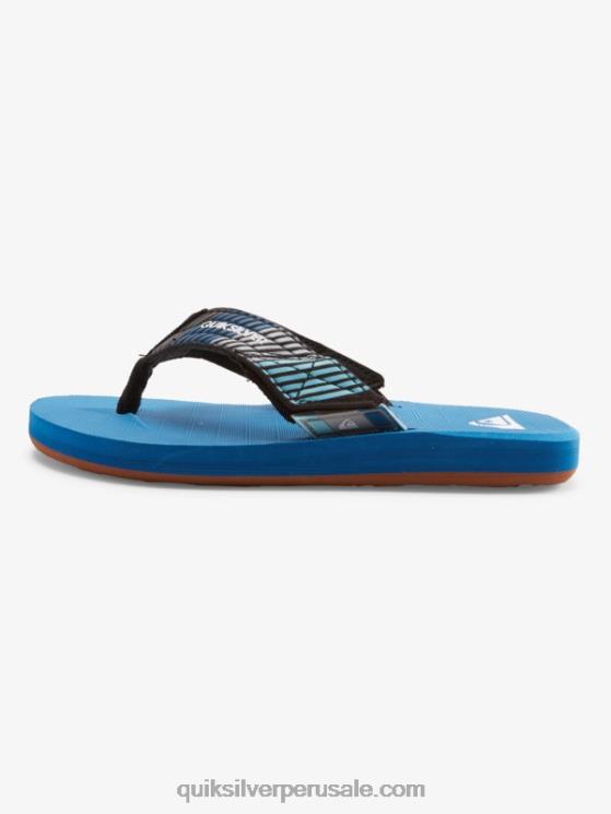 Quiksilver N8LNT2213 Niños azul 2 8-16 sandalias carver switch