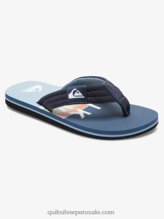 Quiksilver N8LNT2250 Niños azul 3 Sandalia básica niño molokai layback 8-16