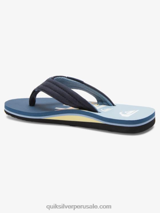 Quiksilver N8LNT2250 Niños azul 3 Sandalia básica niño molokai layback 8-16