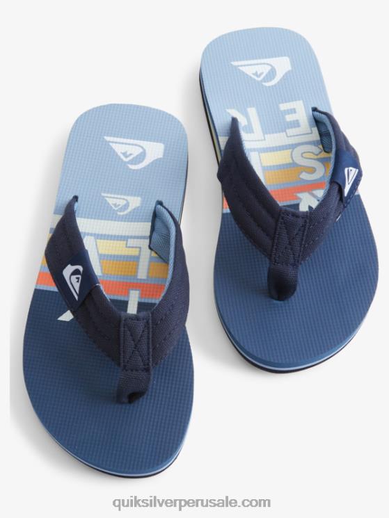 Quiksilver N8LNT2250 Niños azul 3 Sandalia básica niño molokai layback 8-16