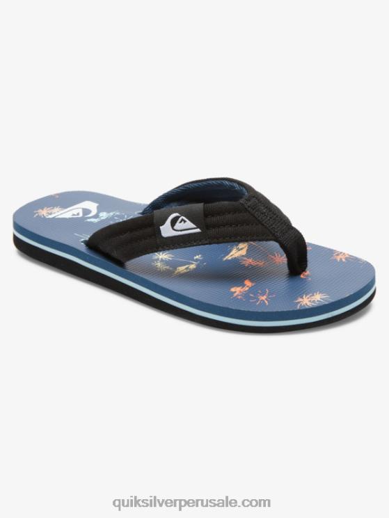 Quiksilver N8LNT2251 Niños azul 4 Sandalia básica niño molokai layback 8-16
