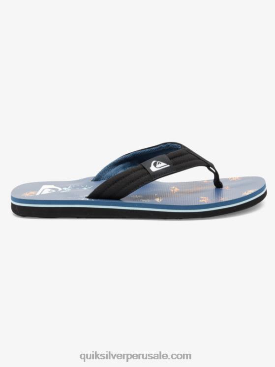Quiksilver N8LNT2251 Niños azul 4 Sandalia básica niño molokai layback 8-16