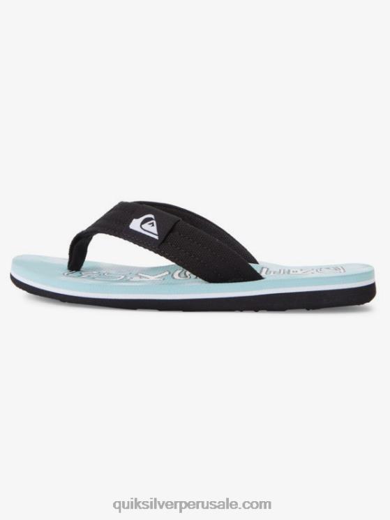 Quiksilver N8LNT2253 Niños azul 1 Sandalia básica niño molokai layback 8-16