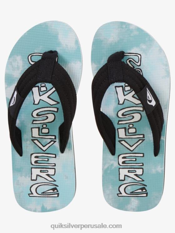Quiksilver N8LNT2253 Niños azul 1 Sandalia básica niño molokai layback 8-16