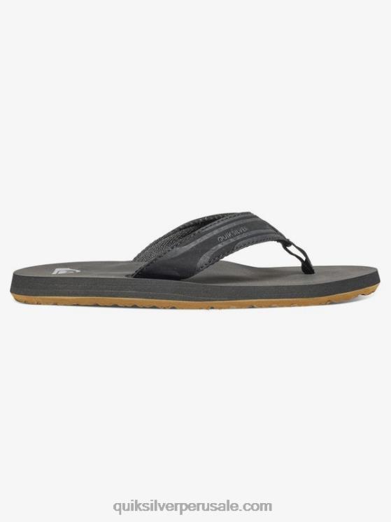 Quiksilver N8LNT2285 Niños marrón oscuro 8-16 sandalias con llave inglesa