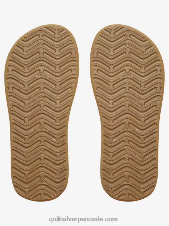 Quiksilver N8LNT2285 Niños marrón oscuro 8-16 sandalias con llave inglesa